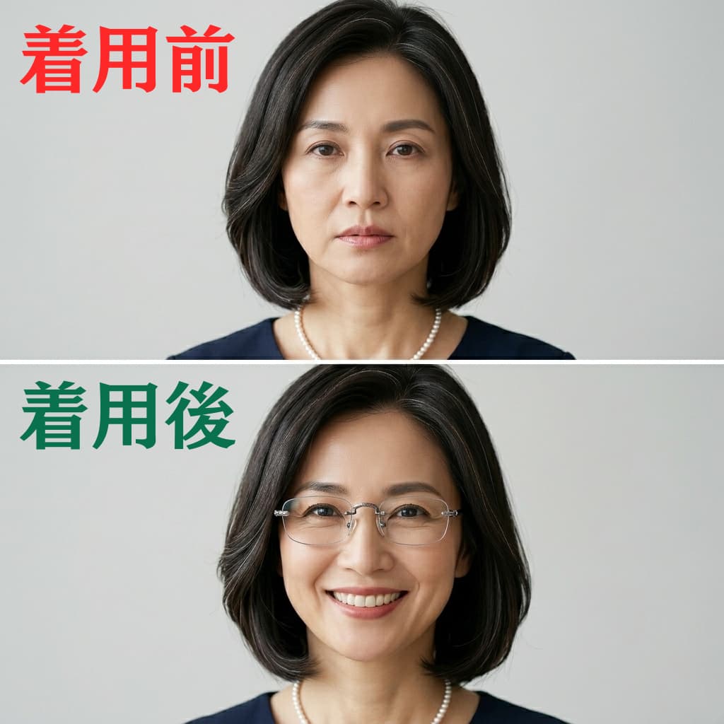 Lunoru 2026 新作 おしゃれ老眼鏡 | 目を守る：ブルーライトカット、調光、UVカット | 単焦点