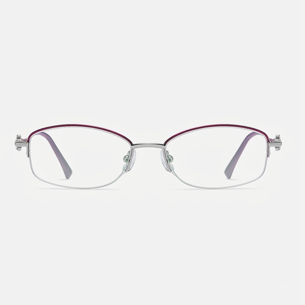 レディース 老眼鏡 ハーフリム ブルーライトカット おしゃれ 軽くて快適 若見え リーディンググラス 日常使い・ビジネスにおすすめ