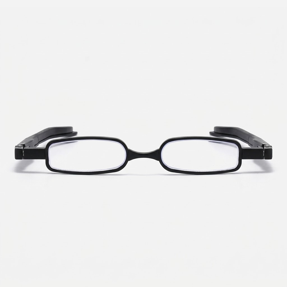 Lunoru 360°回転 老眼鏡 シニアグラス 超軽量 折りたたみ ブルーライトカット 携帯用