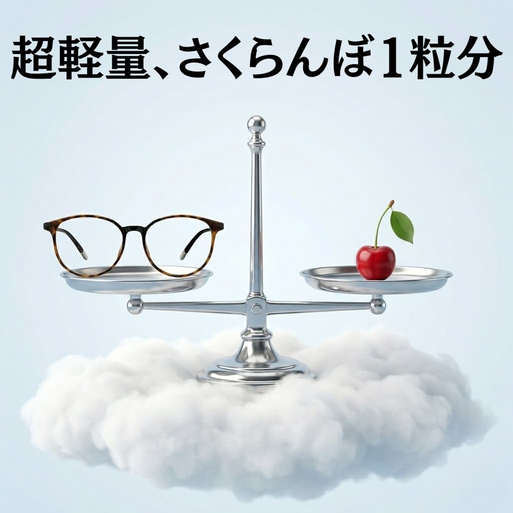 Lunoru さくらんぼ1粒の軽さ 老眼鏡｜2026超おしゃれ｜若見え｜顔型対応｜ブルーライトカット｜単焦点
