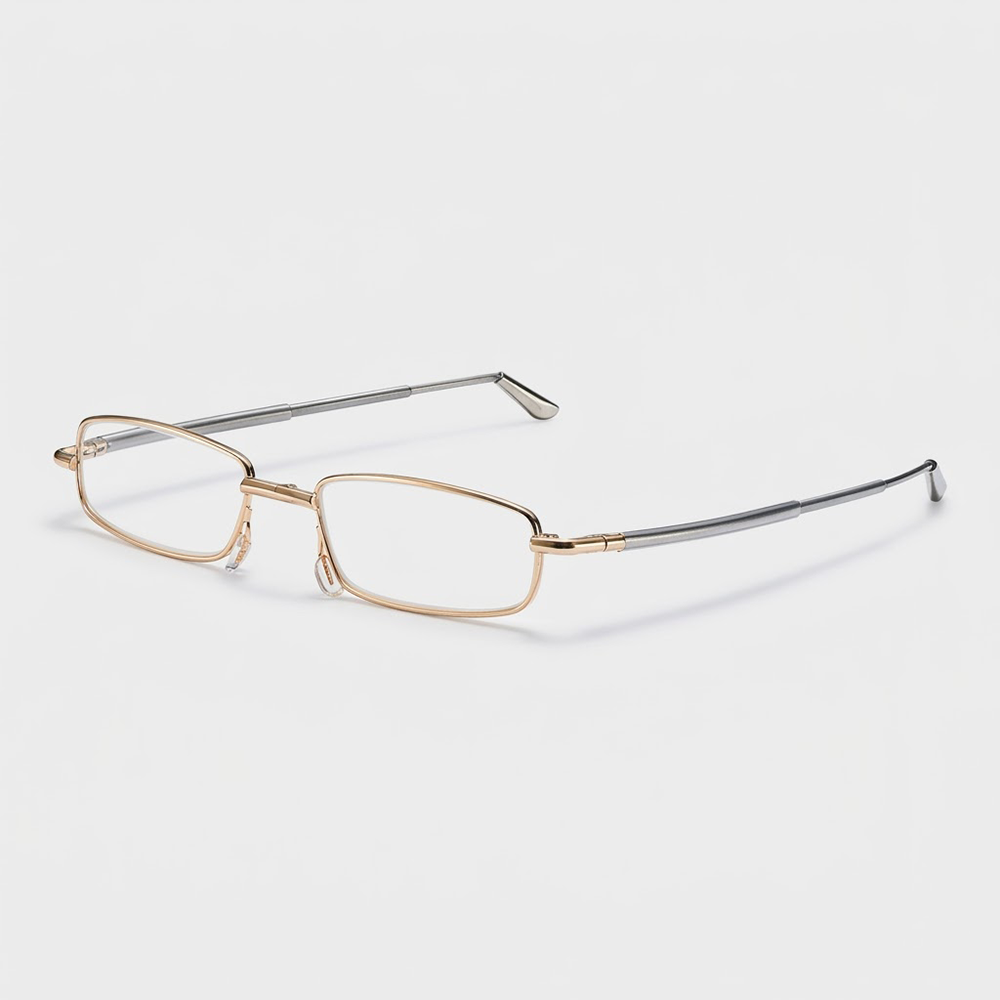 老眼鏡 折りたたみ 伸縮式 携帯用 メタルフレーム ブルーライトカット 超軽量 軽くて快適 おしゃれ リーディンググラス 外出・旅行におすすめ