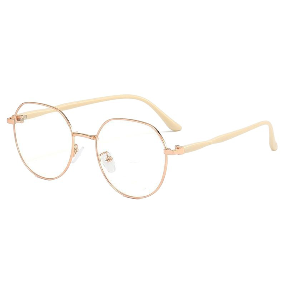 Lunoru 老眼鏡 レディース おしゃれ 若見え ブルーライトカット メタルフレーム 高精細 軽くて快適 すっぴんでも映える リーディンググラス 日常使いにおすすめ