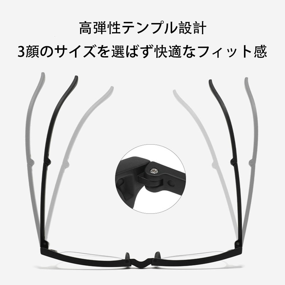 Lunoru 老眼鏡 メンズ レディース兼用 折りたたみ 携帯用 遠視用 ブルーライトカット 超軽量 軽くて快適 おしゃれ リーディンググラス 外出・旅行におすすめ
