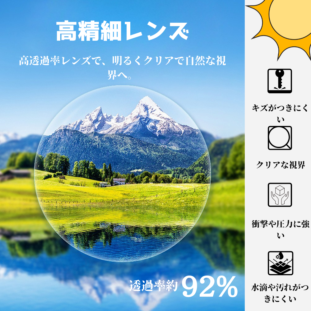 ビジネス向け 折りたたみ式 累進多焦点 ブルーライトカット老眼鏡
