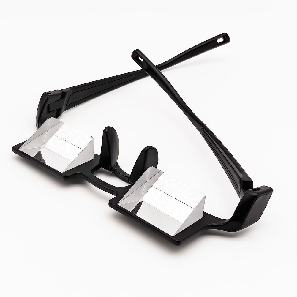 Lunoru 寝ながらメガネ 首ラク設計 ハンズフリー読書 スマホ対応 軽量 リラックス用メガネ 男女兼用